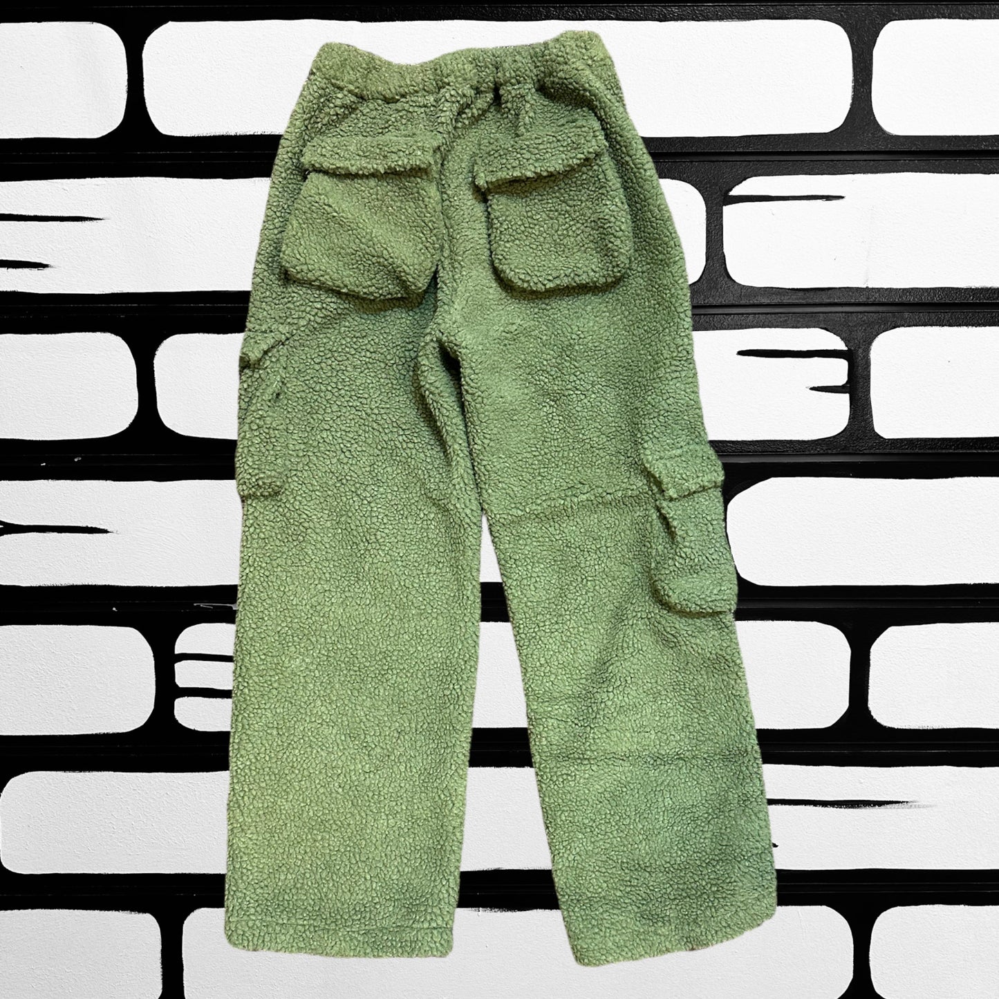 Olive Sherpa Lounge Set