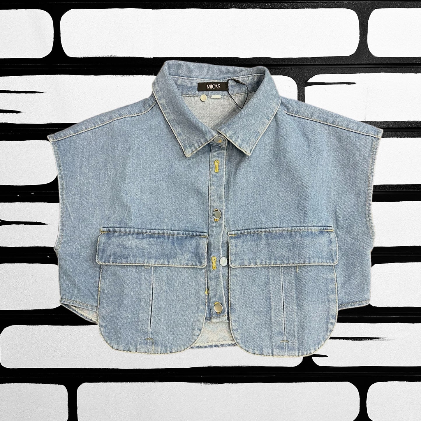 Light Denim Cargo Set