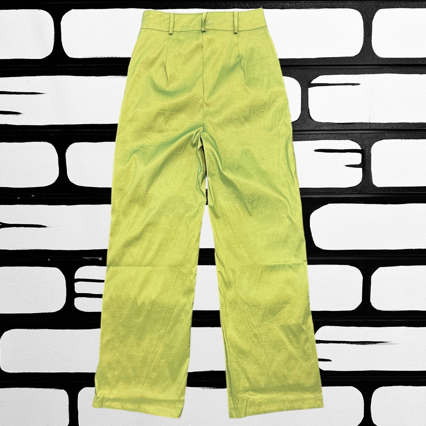 Satin Cargo Pants (Green)