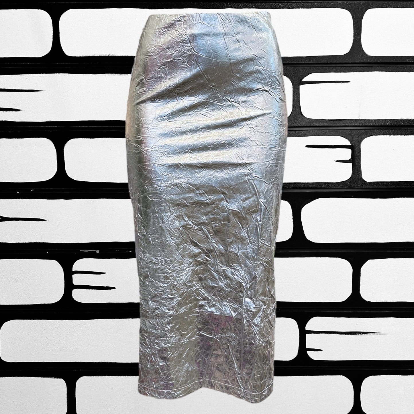 Silver Maxi Skirt