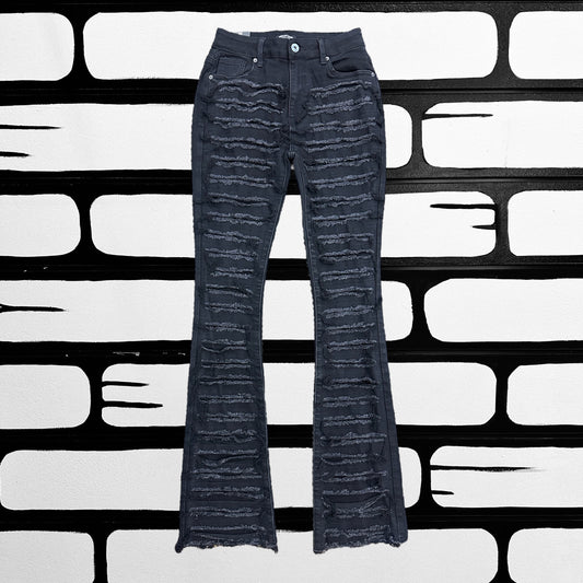 Women’s Stacked Jeans (Black)