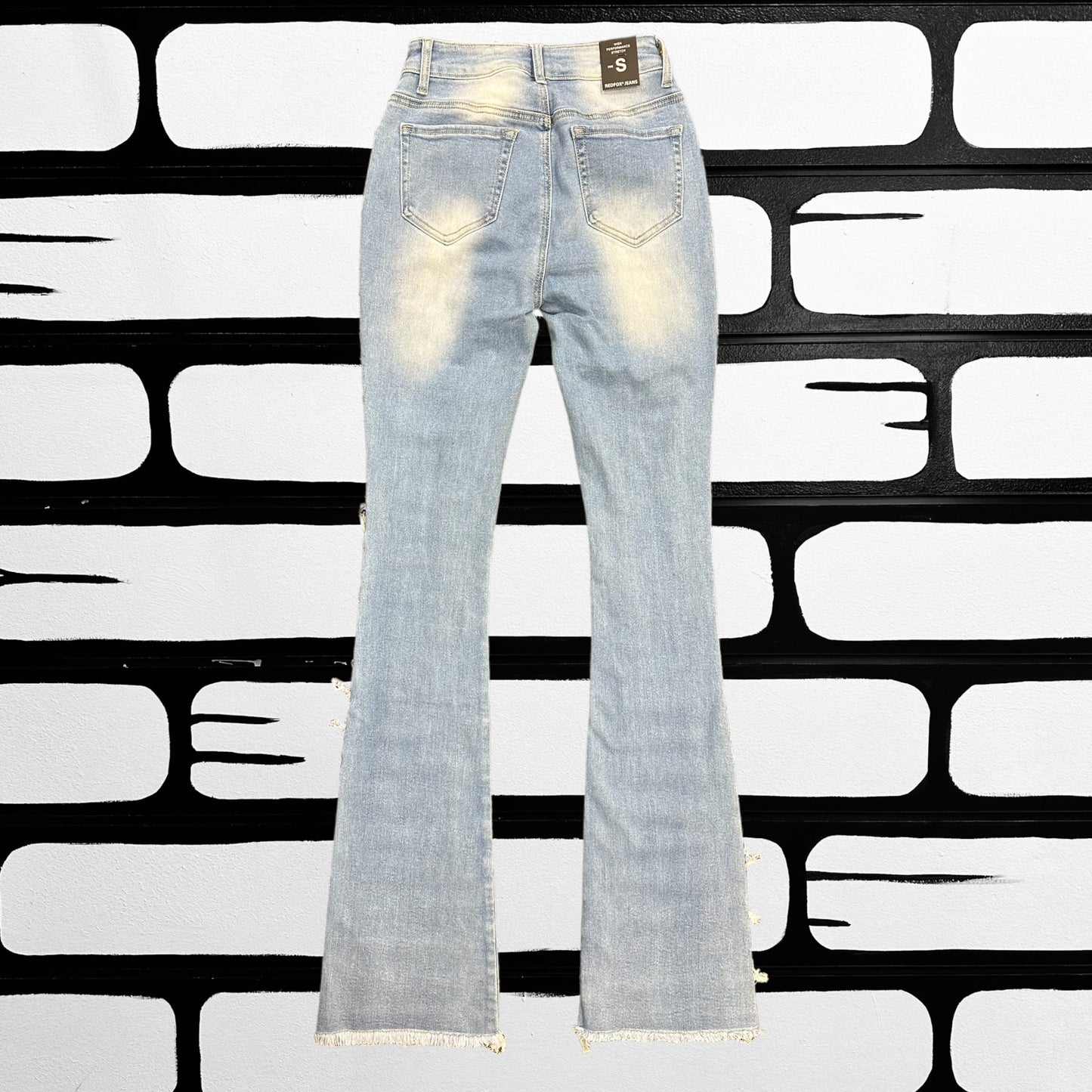 Women’s Stacked Jeans (Light Denim)