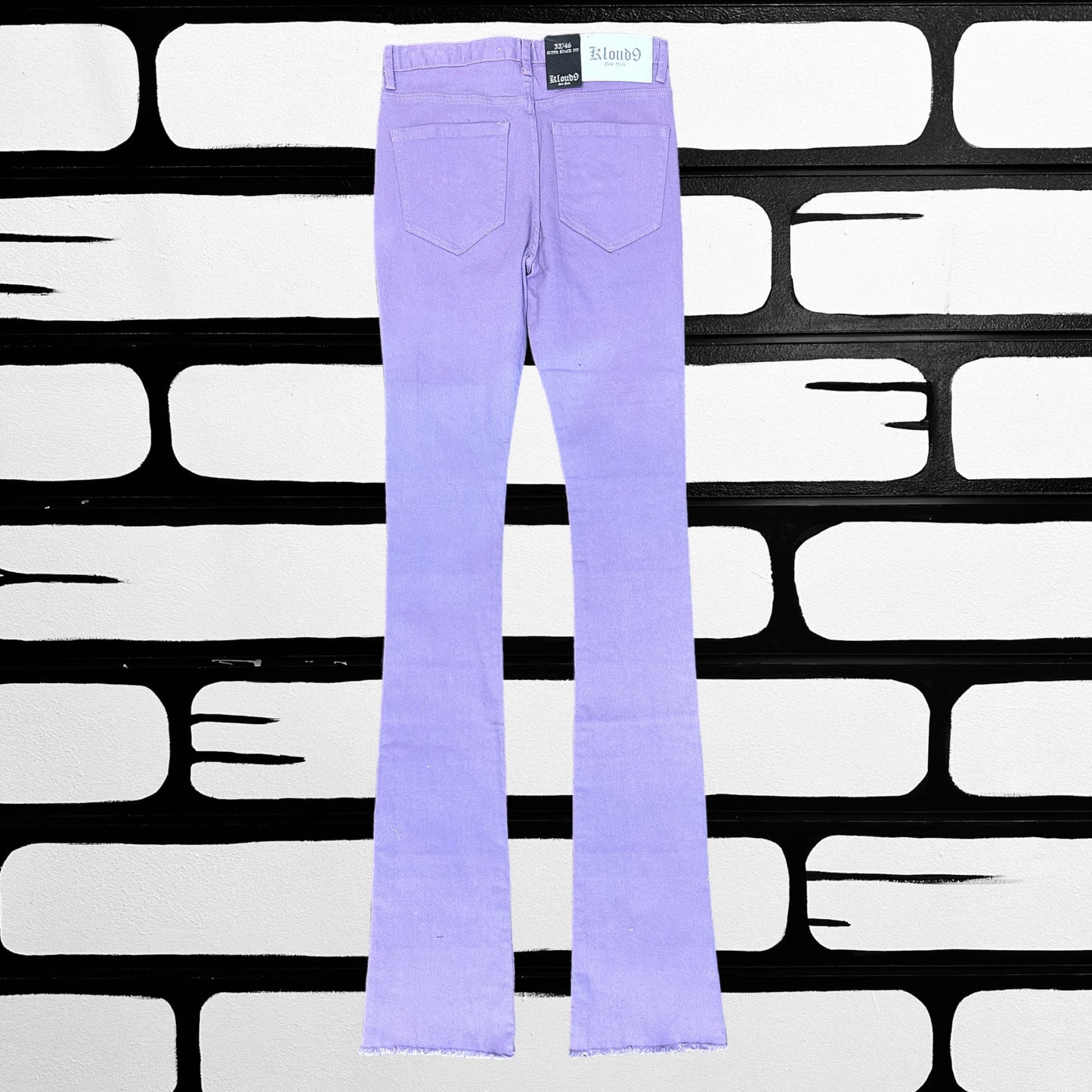 Purple Stacked Denim