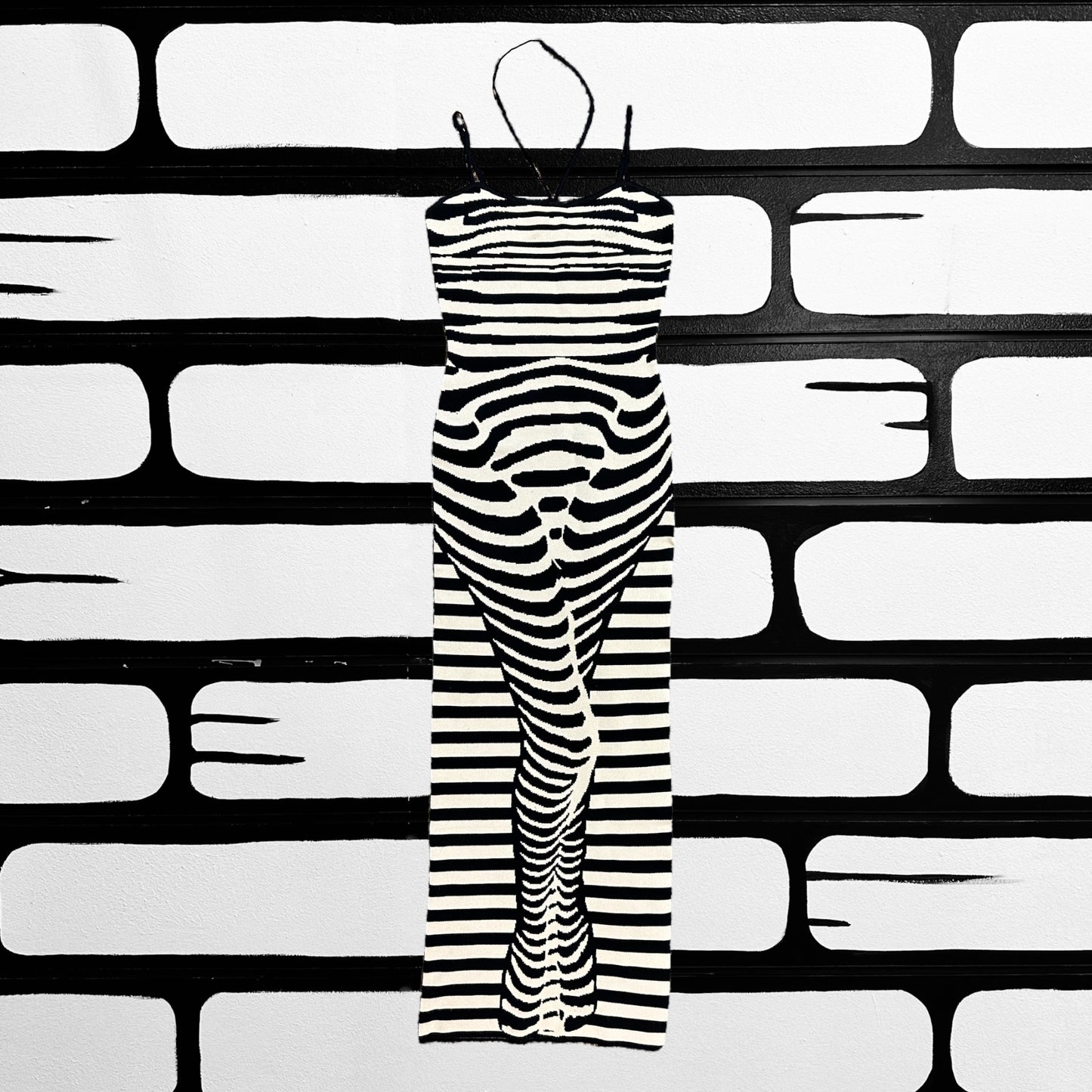 Zebra Lady Halter Dress