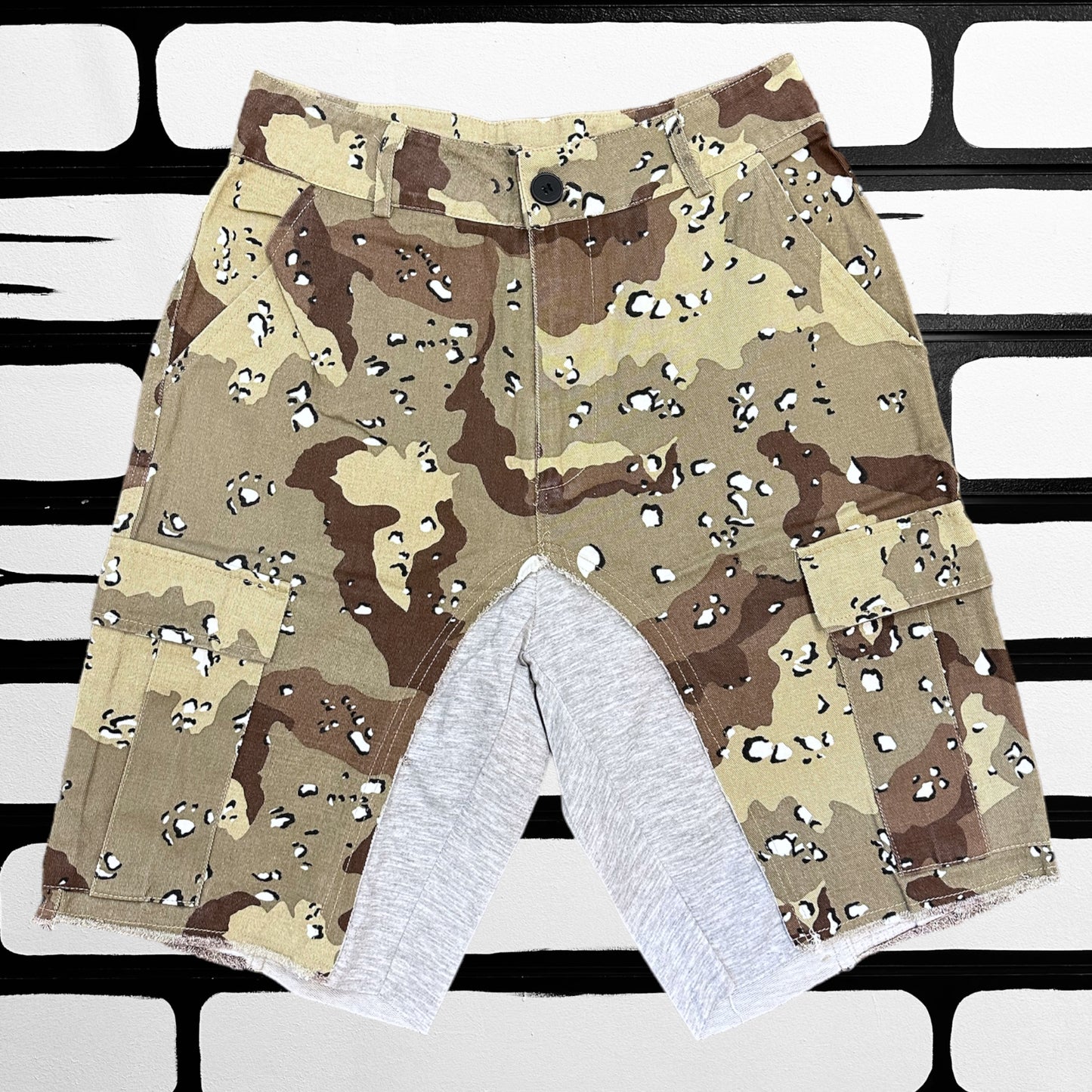 Camo/Jersey Shorts