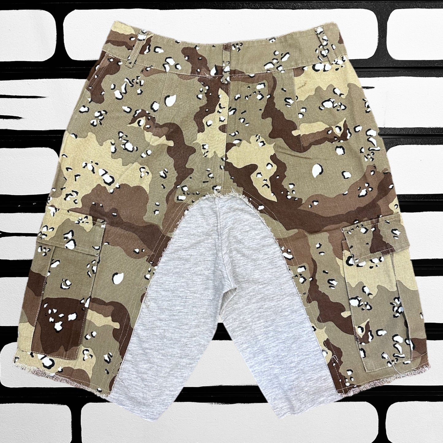 Camo/Jersey Shorts