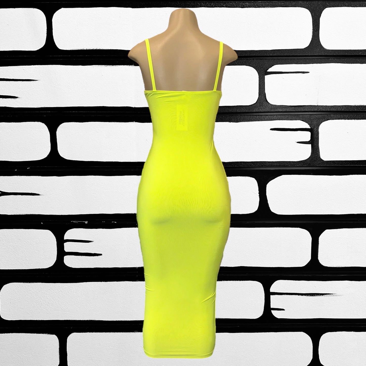 Chartreuse Bodycon Dress