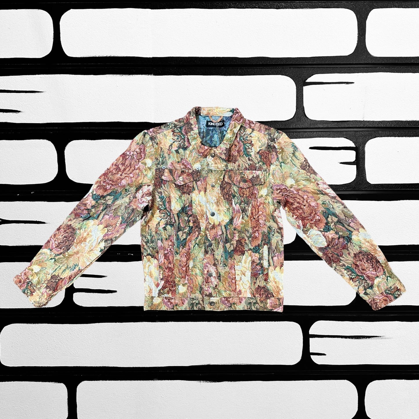 Tapestry Button Up Jacket