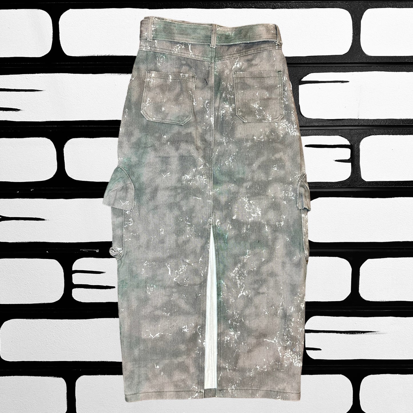 Camo Cargo Skirt