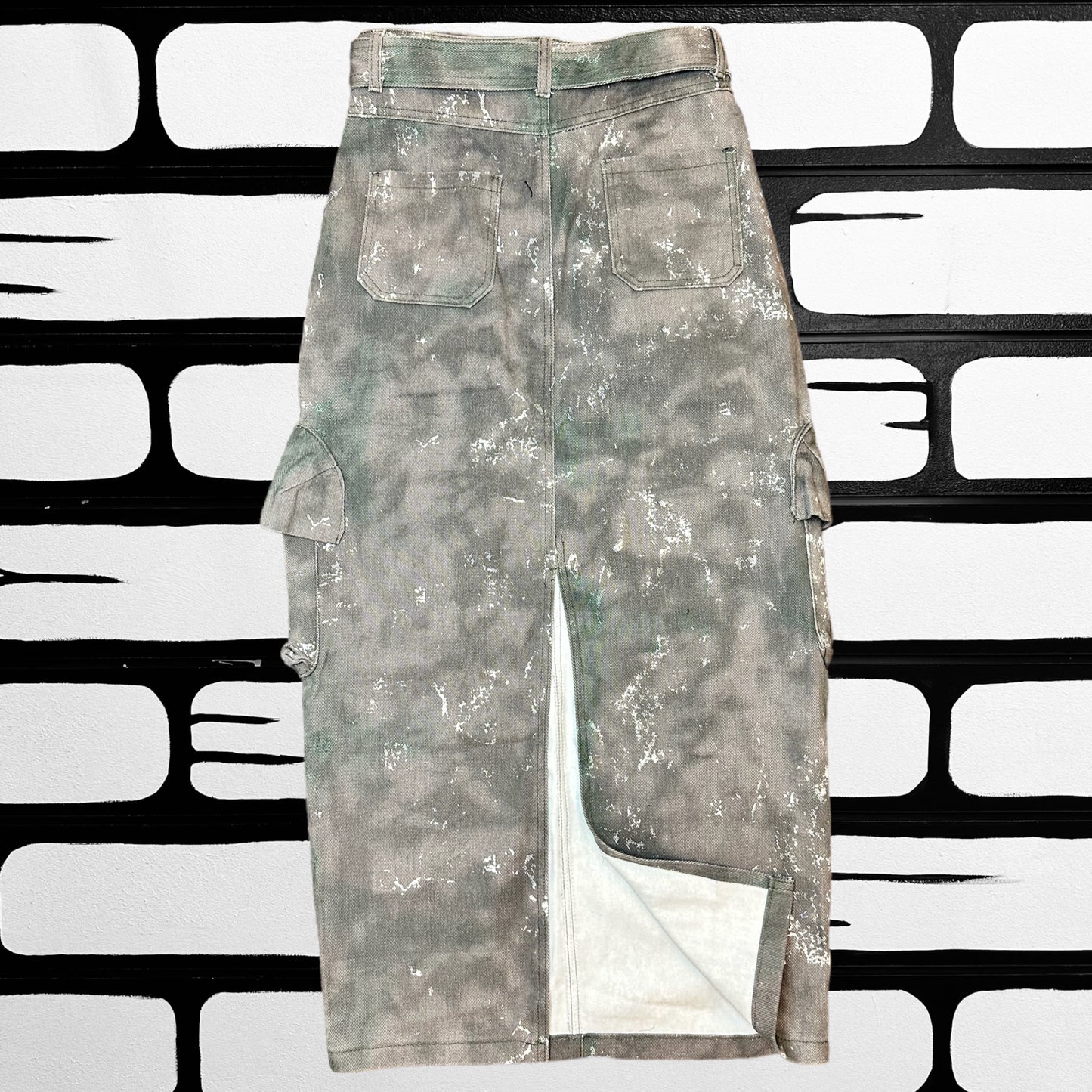 Camo Cargo Skirt