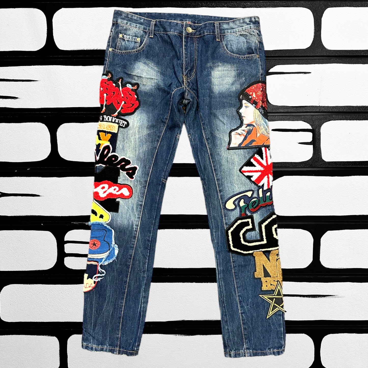 Jeans with Patches