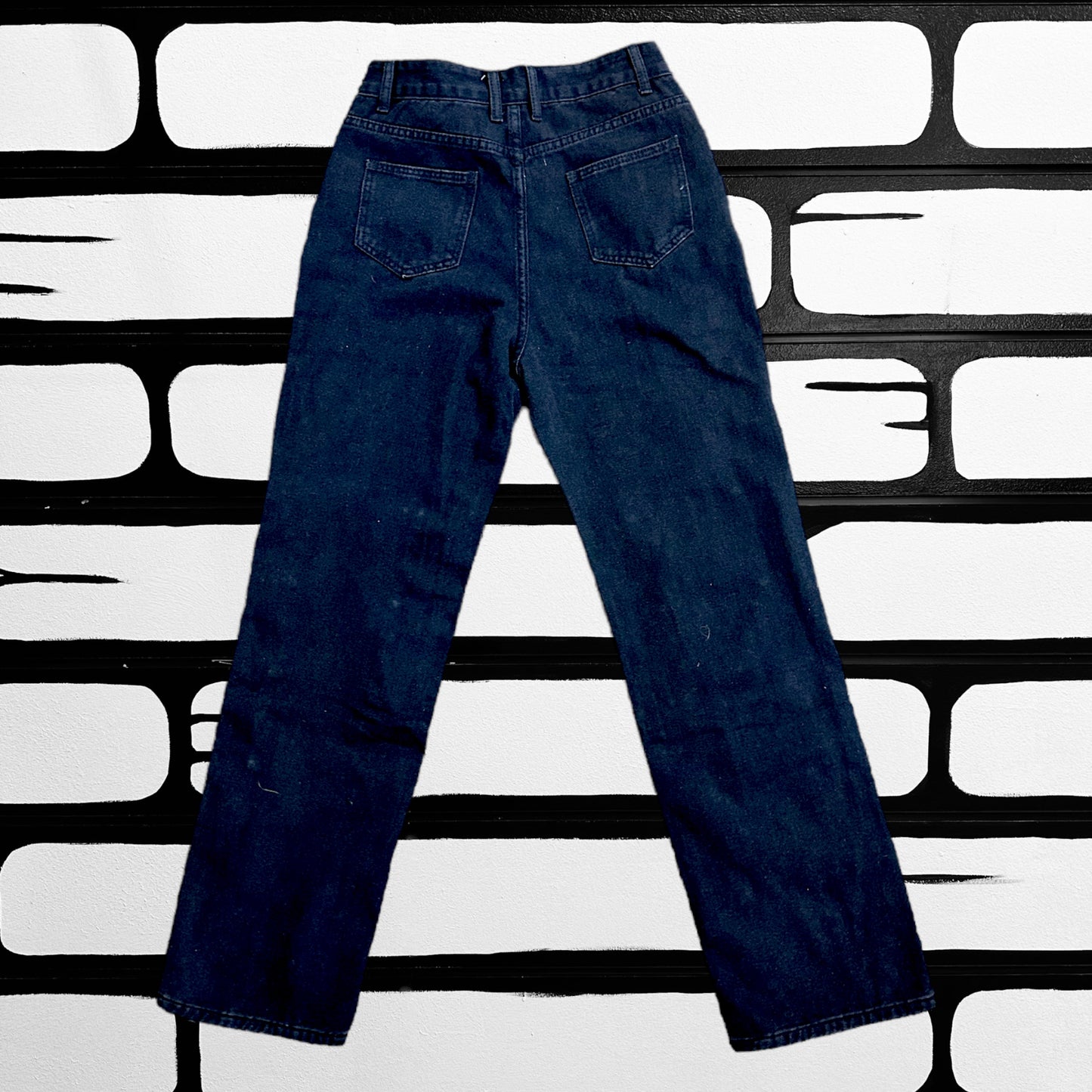 Black Panel Jeans