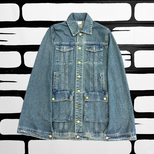 Denim Cape Jacket